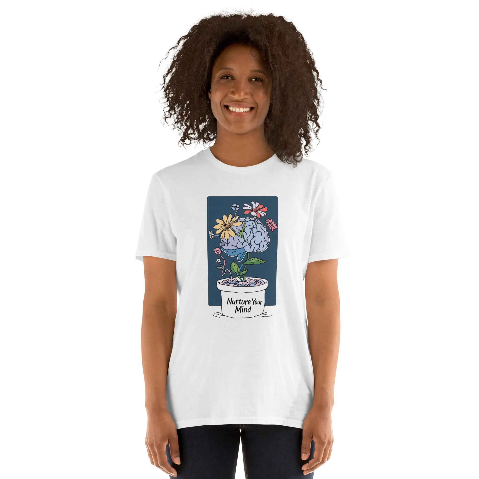Your Health Wellness - Nurture Your Mind T-Shirt, inspirierende positive