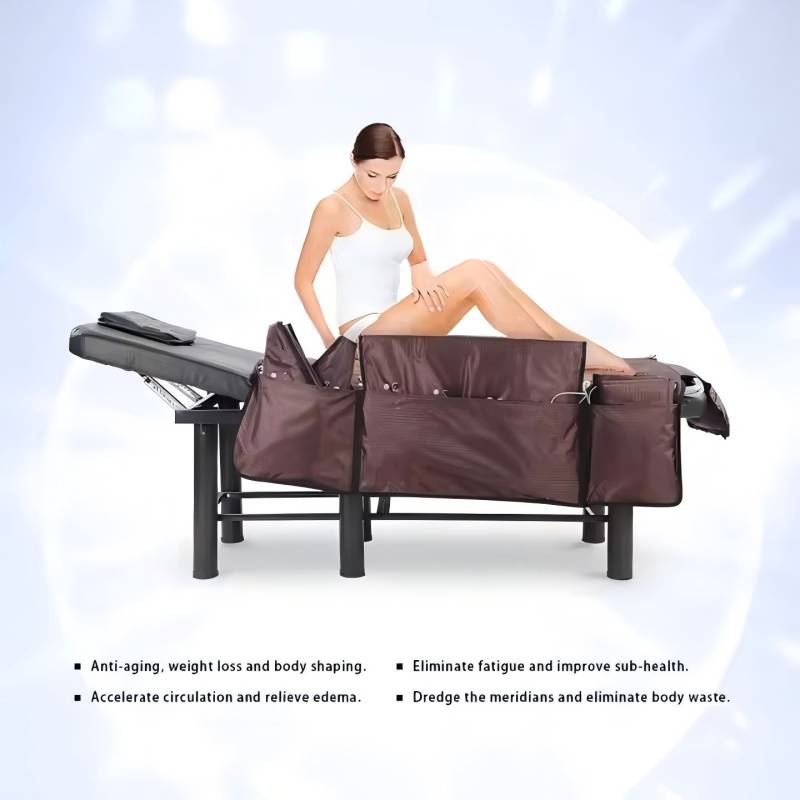 Sauna Blanket Infrared - 3-in-1 Pressotherapie Infrarot Lymphdrainage Massage Presoterapia