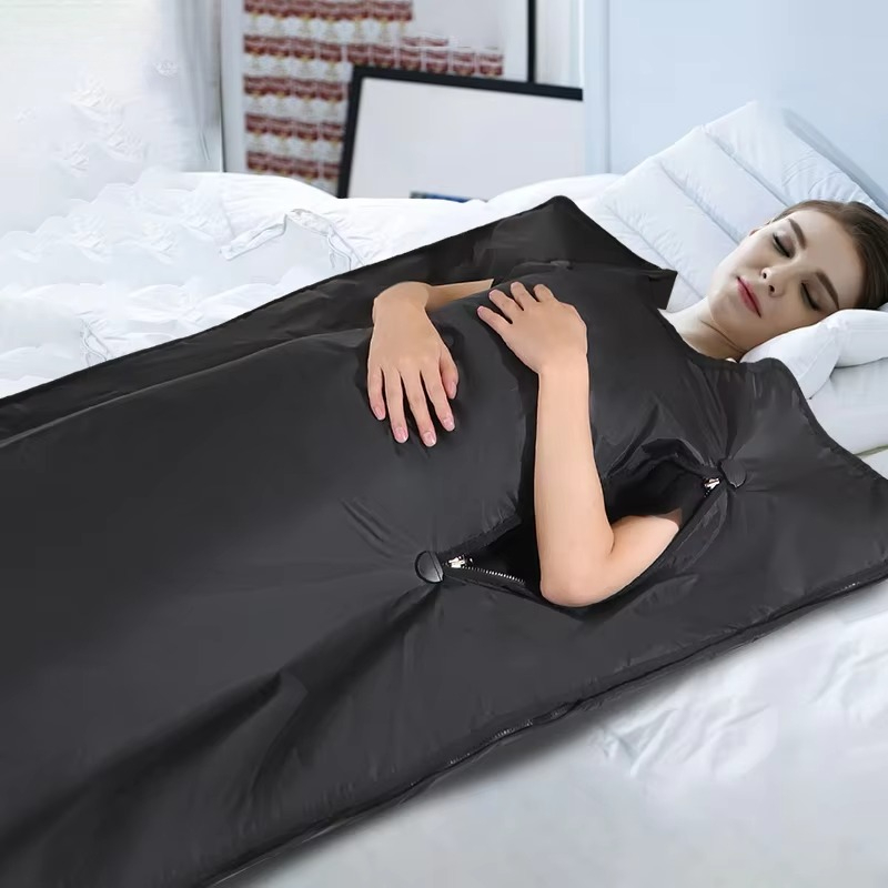 Sauna Blanket Infrared - Einpersonen-Infrarot-Saunadecke mit Reißverschluss für den Heimgebrauch