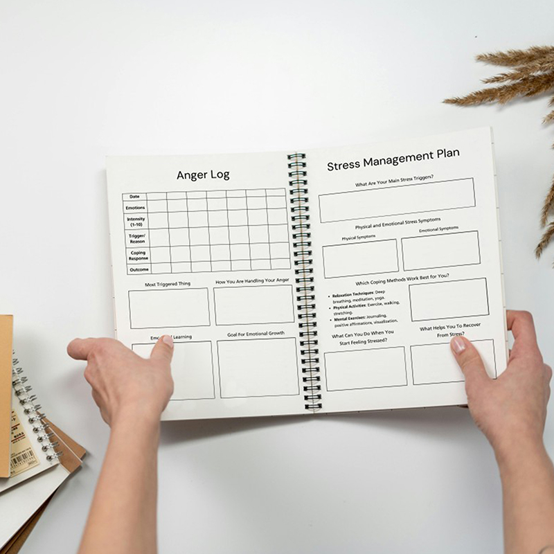 Health Wellness Planner - Neues Tagebuch für Psychische Gesundheit, Planer