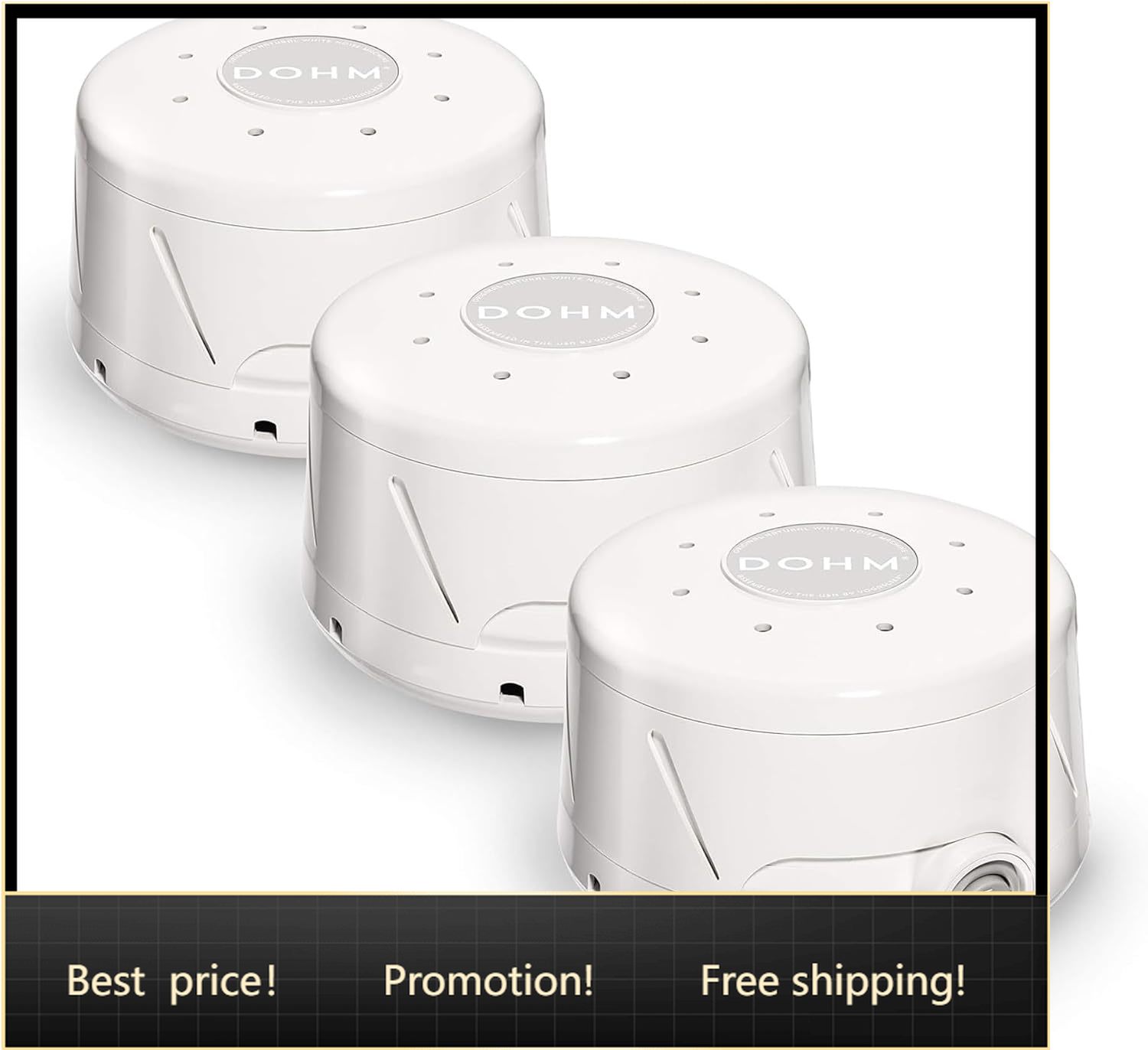 White Noise Machine Sleep - Bestseller Dohm Classic (3er-Pack) Das Original-Gerät