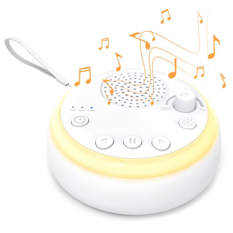White Noise Machine Sleep - CYGJ-Schlafhilfe-Gerät mit Klängen für Babys und
