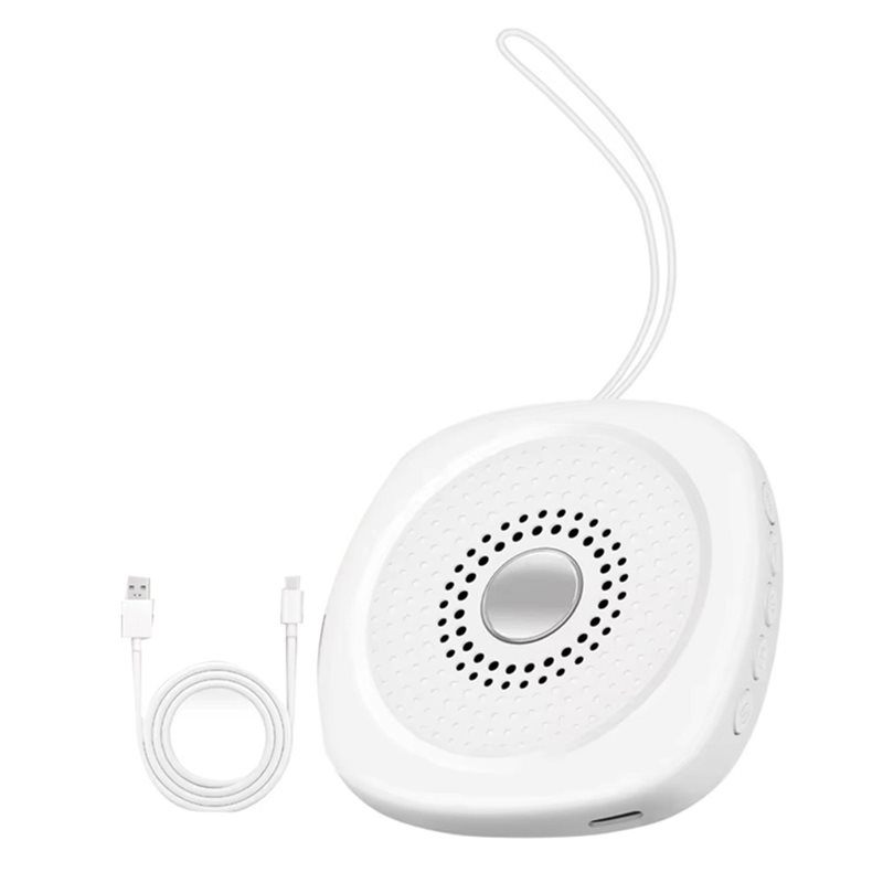 White Noise Machine Sleep - Neugeborenen-Schlafgerät mit weißem Rauschen, wiederaufladbar, für