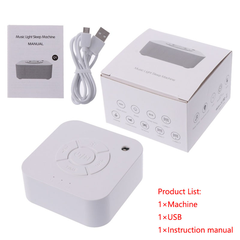 White Noise Machine Sleep - White Noise Machine USB wiederaufladbare zeitgesteuerte