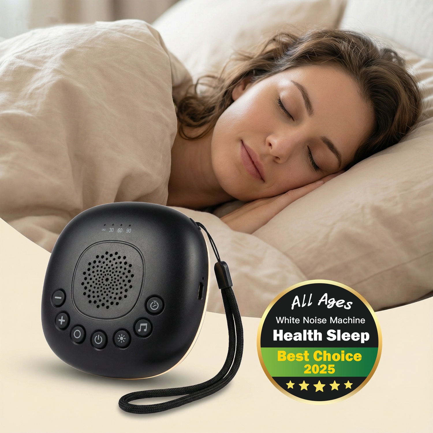 Tragbare Weißes-Rauschen-Masch – White Noise Machine Sleep Bewertung und Preis