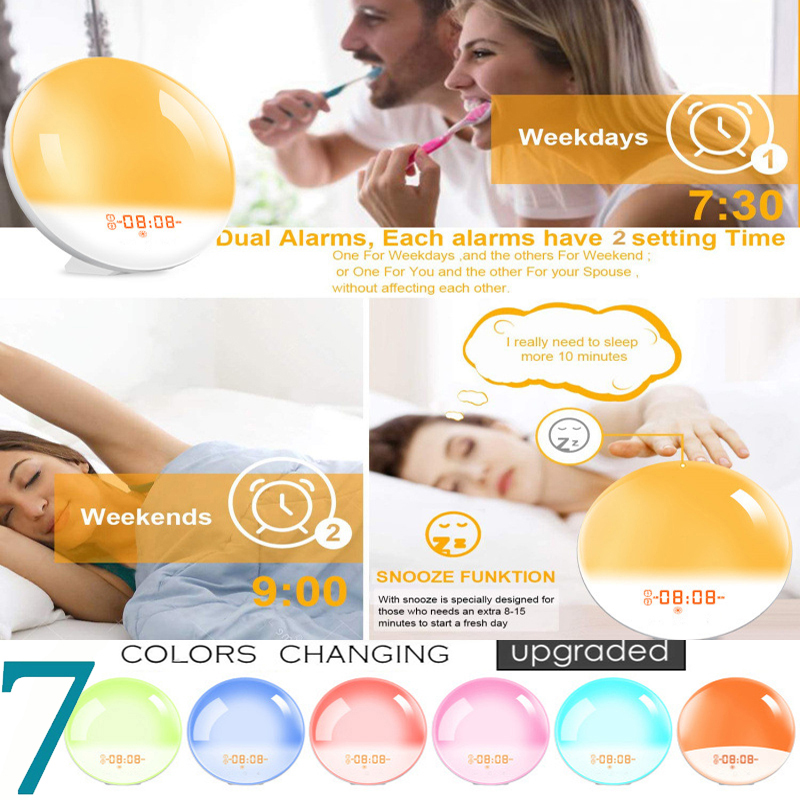 Wecklicht-Wecker mit Sonnenauf – White Noise Machine Sleep Bewertung und Preis
