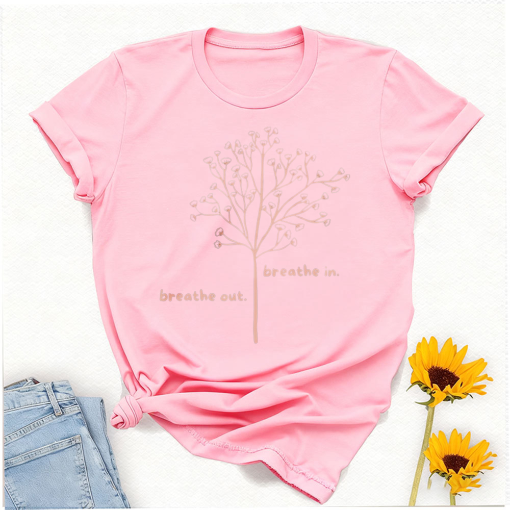 Breathe in Breathe Out T-Shirt – Your Health Wellness Bewertung und Preis
