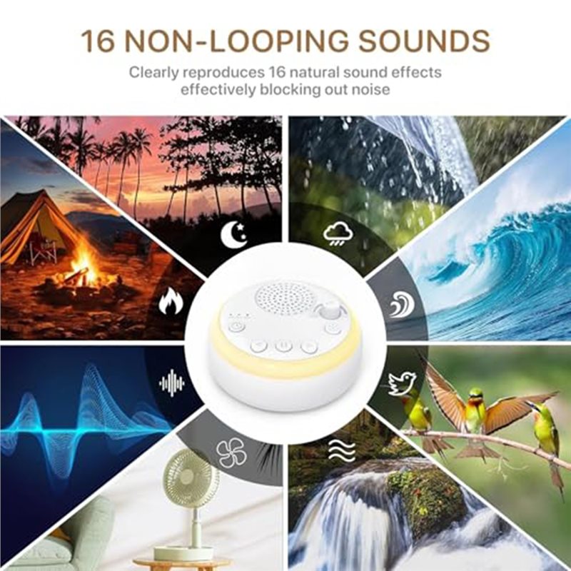 CYGJ-Schlafhilfe-Gerät mit Klä – White Noise Machine Sleep Bewertung und Preis