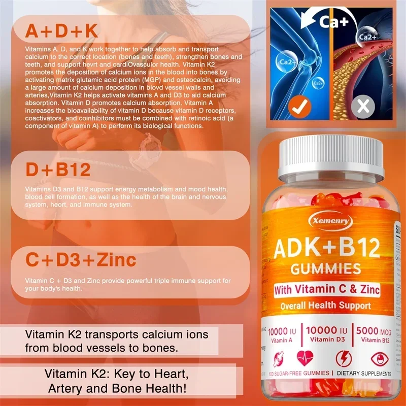 Vitamin D3 K2 + Vitamin B12-Gu – Health Wellness Gifts Bewertung und Preis