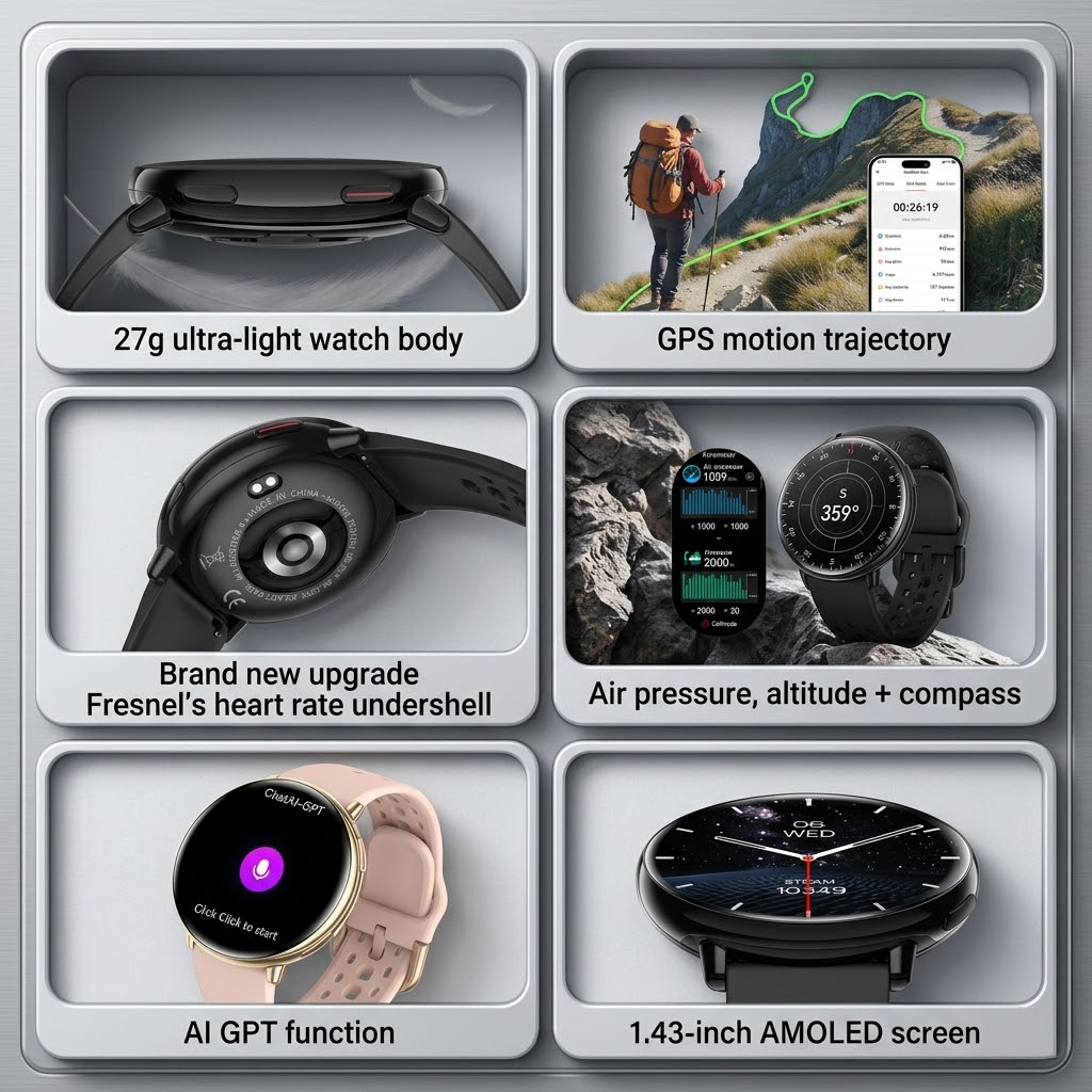 HD21 Smartwatch 1,43 Zoll AMOL – Health Wellness Trends 2026 Bewertung und Preis